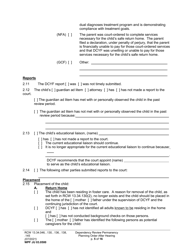 Form WPF JU03.0500 Order After Hearing: First Dependency Review (Fdprho)/Dependency Review (Dprho)/Permanency Planning (Orpp) - Washington, Page 5
