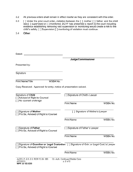 Form WPF JU02.0220 Order Authorizing Continued Shelter Care (Oacsc) - Washington, Page 2