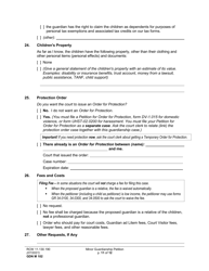 Form GDN M102 Minor Guardianship Petition - Washington, Page 11