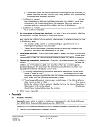 Form GDN M102 Minor Guardianship Petition - Washington, Page 9