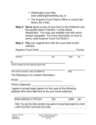 Form GDN M101 Notice of Hearing About Minor Guardianship Petition (Nthg) - Washington, Page 4