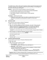 Form GDN M202 Emergency Minor Guardianship Petition - Washington, Page 10