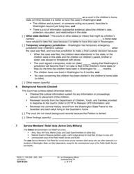 Form GDN M203 Order on Emergency Minor Guardianship Petition - Washington, Page 4