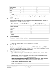 Form GDN M203 Order on Emergency Minor Guardianship Petition - Washington, Page 7