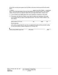 Form GDN M502 Petition to Terminate or Change Minor Guardianship or Non-parent Custody Order - Washington, Page 8