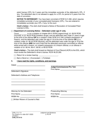 Form CrRLJ07.0110 Judgment and Sentence (Js) - Washington, Page 4