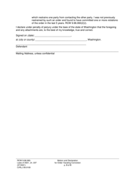 Form CrRLJ09.0100 Motion and Declaration for Order Vacating Conviction (Mtaf) - Washington, Page 5