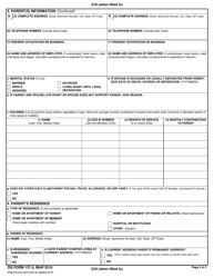 DD Form 137-3 Dependency Statement - Parent, Page 2