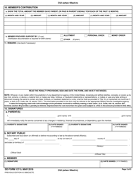 DD Form 137-3 Dependency Statement - Parent, Page 5