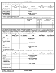 DD Form 137-5 Dependency Statement - Incapacitated Child Over Age 21, Page 3