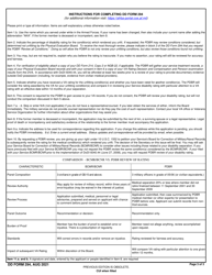 DD Form 294 &quot;Application for a Review by the Physical Disability Board of Review (Pdbr) of the Rating Awarded Accompanying a Medical Separation From the Armed Forces of the United States&quot;, Page 3