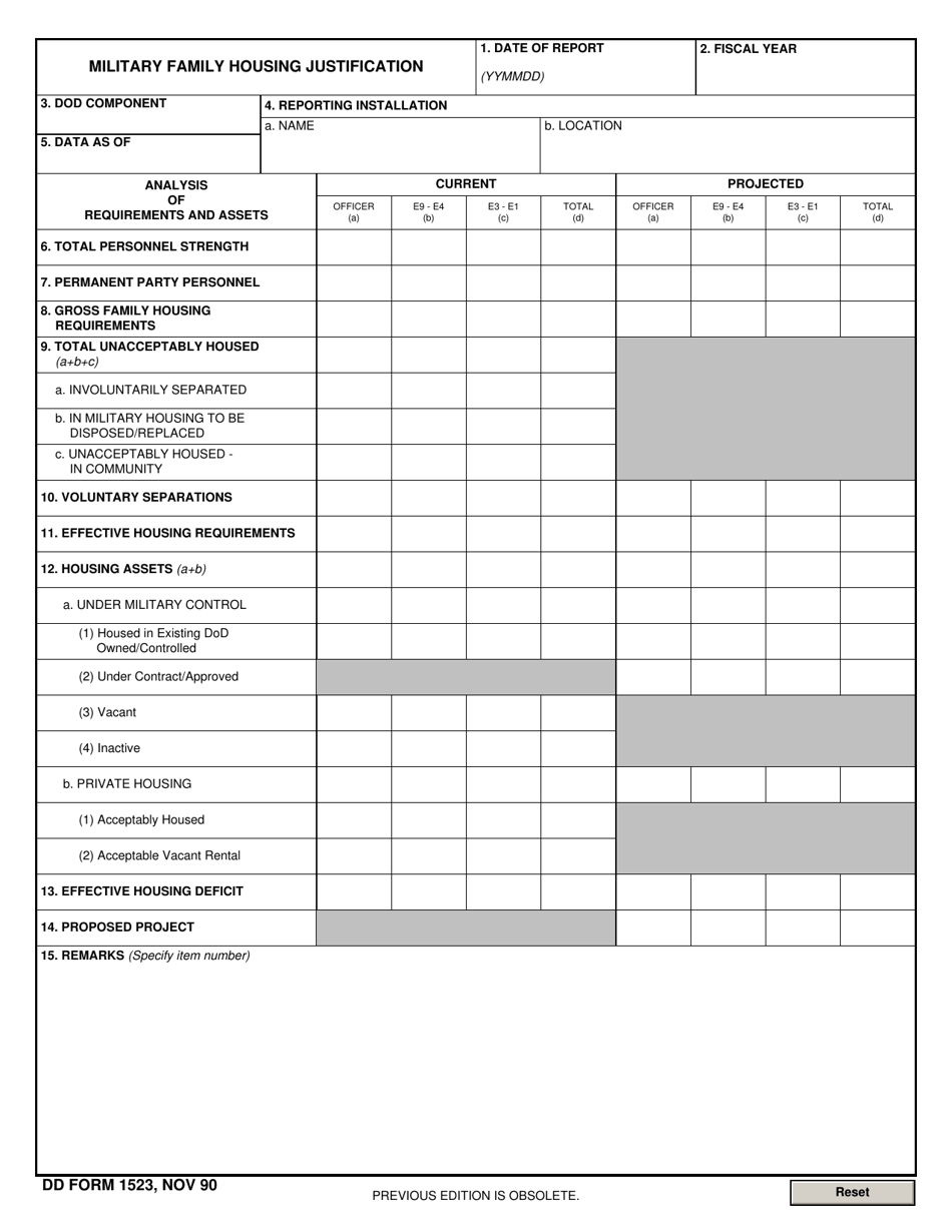 DD Form 1523 - Fill Out, Sign Online and Download Fillable PDF ...