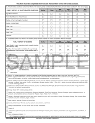 DD Form 3024 Annual Periodic Health Assessment - Sample, Page 10