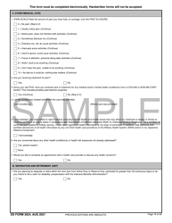 DD Form 3024 Annual Periodic Health Assessment - Sample, Page 16