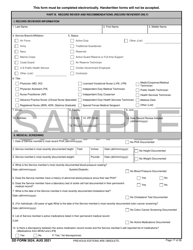 DD Form 3024 Annual Periodic Health Assessment - Sample, Page 17