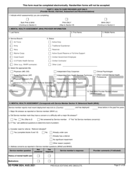 DD Form 3024 Annual Periodic Health Assessment - Sample, Page 21
