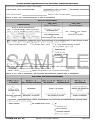 DD Form 3024 Annual Periodic Health Assessment - Sample, Page 22