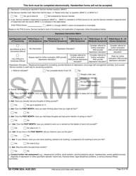 DD Form 3024 Annual Periodic Health Assessment - Sample, Page 23
