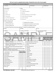DD Form 3024 Annual Periodic Health Assessment - Sample, Page 26