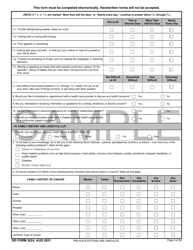 DD Form 3024 Annual Periodic Health Assessment - Sample, Page 9