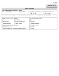 Form 3035 Kidney Health Care Program Application - Texas, Page 2