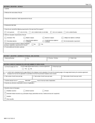 Form IMM0115 Offer of Employment to a Foreign National: Agri-Food Pilot - Canada, Page 2