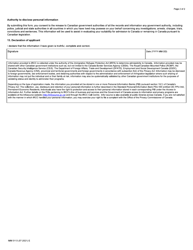 Form IMM0113 Schedule 1 Temporary Public Policy to Further Facilitate Access to Permanent Resident Status for out-Of-Status Construction Workers in the Greater Toronto Area (Gta) - Canada, Page 2