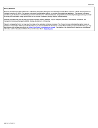 Form IMM5911 Schedule 1 Rural and Northern Immigration Pilot - Canada, Page 3