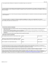 Forme IMM5956 Designation De Representants Dans Une Collectivite D&#039;etablissement Prevue - Canada (French), Page 3