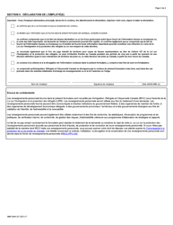 Forme IMM5984 Offre D&#039;emploi Presentee a Un Ressortissant Etranger: Programme Pilote D&#039;immigration Dans Les Communautes Rurales Et Du Nord - Canada (French), Page 4