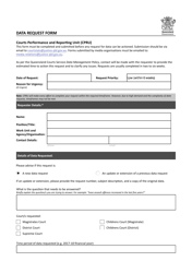 Data Request Form - Queensland, Australia