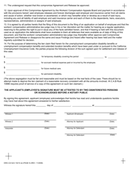 DWC-CA Form 10214(E) Third Party Compromise and Release - California, Page 5
