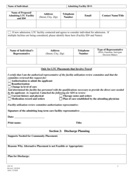 Form LTC-01 Long Term Care (Ltc) Facility Authorization Request - Alaska, Page 2