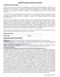 Concealed Handgun Carry License Firearms Safety Training Instructor Registration Application Form - Arkansas, Page 5