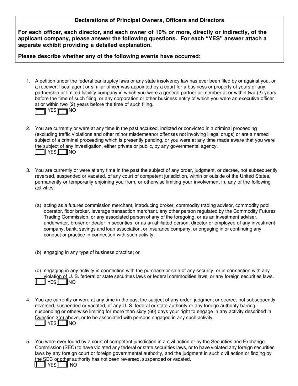 Arkansas Venture Development Fund Application - Arkansas, Page 3