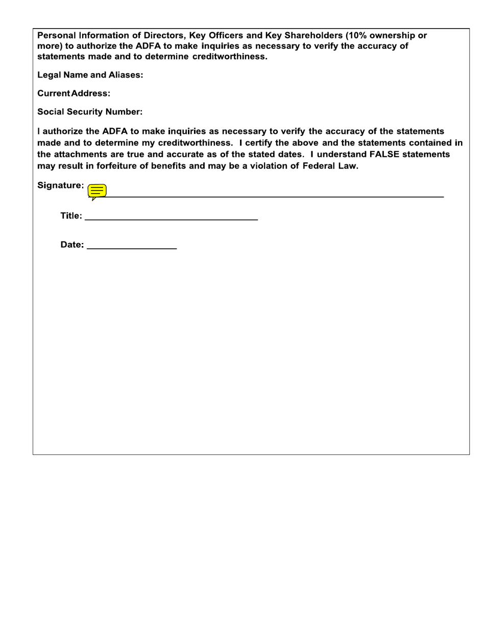 Arkansas Venture Development Fund Application - Arkansas, Page 5