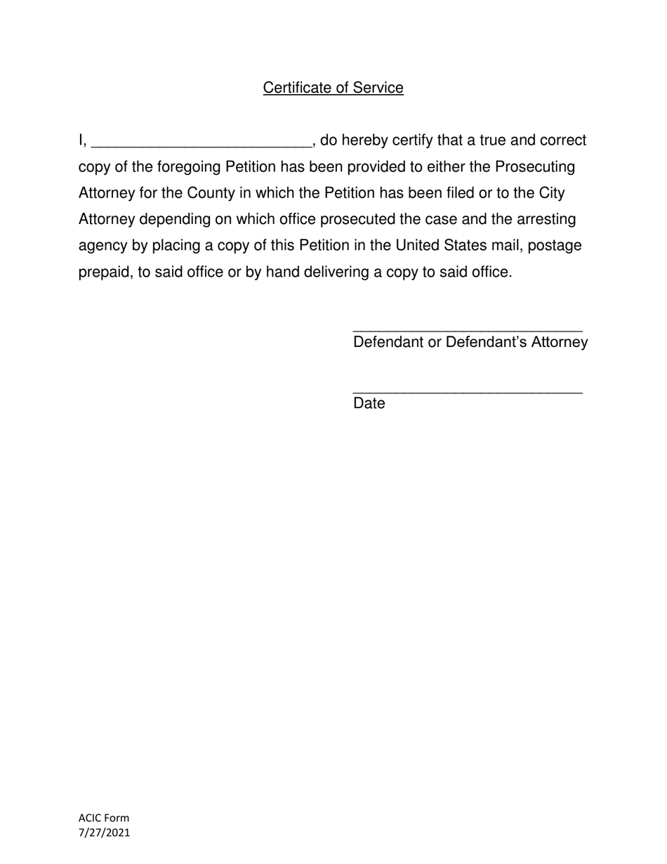Petition to Seal a Misdemeanor Conviction for Driving or Boating While Intoxicated - Arkansas, Page 4