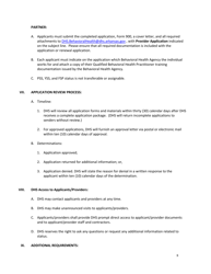 DAABHS Form 900 Attachment 1 Family Support Partner/Peer Support Specialist/Youth Support Specialist Standards Provider Application - Arkansas, Page 8