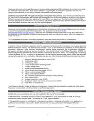 Peer Support Membership (&quot;psm&quot;) Re-certification Application - Alabama, Page 2
