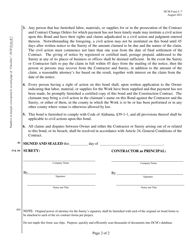 DCM Form C-7 Payment Bond - Alabama, Page 2
