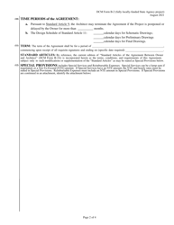 DCM Form B-2 Agreement Between Owner and Architect - Fully Locally-Funded State Agency Project - Alabama, Page 2