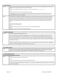 Checklist for Federal Employees Entering Extended Active Duty Under Userra - Hawaii, Page 2