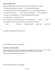 Environmental Information for Petitions - California, Page 3