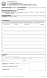 Form SC-2 Statewide Office Petition for Candidacy - Idaho, Page 3