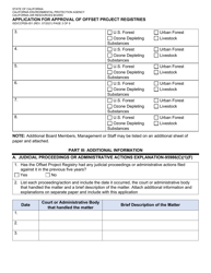 Form ISD/CCPEB-051 Application for Approval of Offset Project Registries - California, Page 3