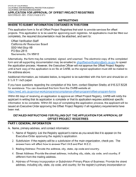 Form ISD/CCPEB-051 Application for Approval of Offset Project Registries - California, Page 6