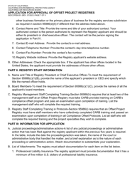 Form ISD/CCPEB-051 Application for Approval of Offset Project Registries - California, Page 7