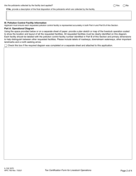 Form WPC785 (IL532 3070) Tax Certification Form for Livestock Operations - Illinois, Page 2