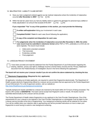 Form DH-MQA5002 Osteopathic Physician Application for Temporary Certificate for Active Duty Military and Veterans Practicing in Areas of Critical Need - Florida, Page 13