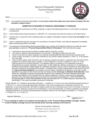 Form DH-MQA5002 Osteopathic Physician Application for Temporary Certificate for Active Duty Military and Veterans Practicing in Areas of Critical Need - Florida, Page 16